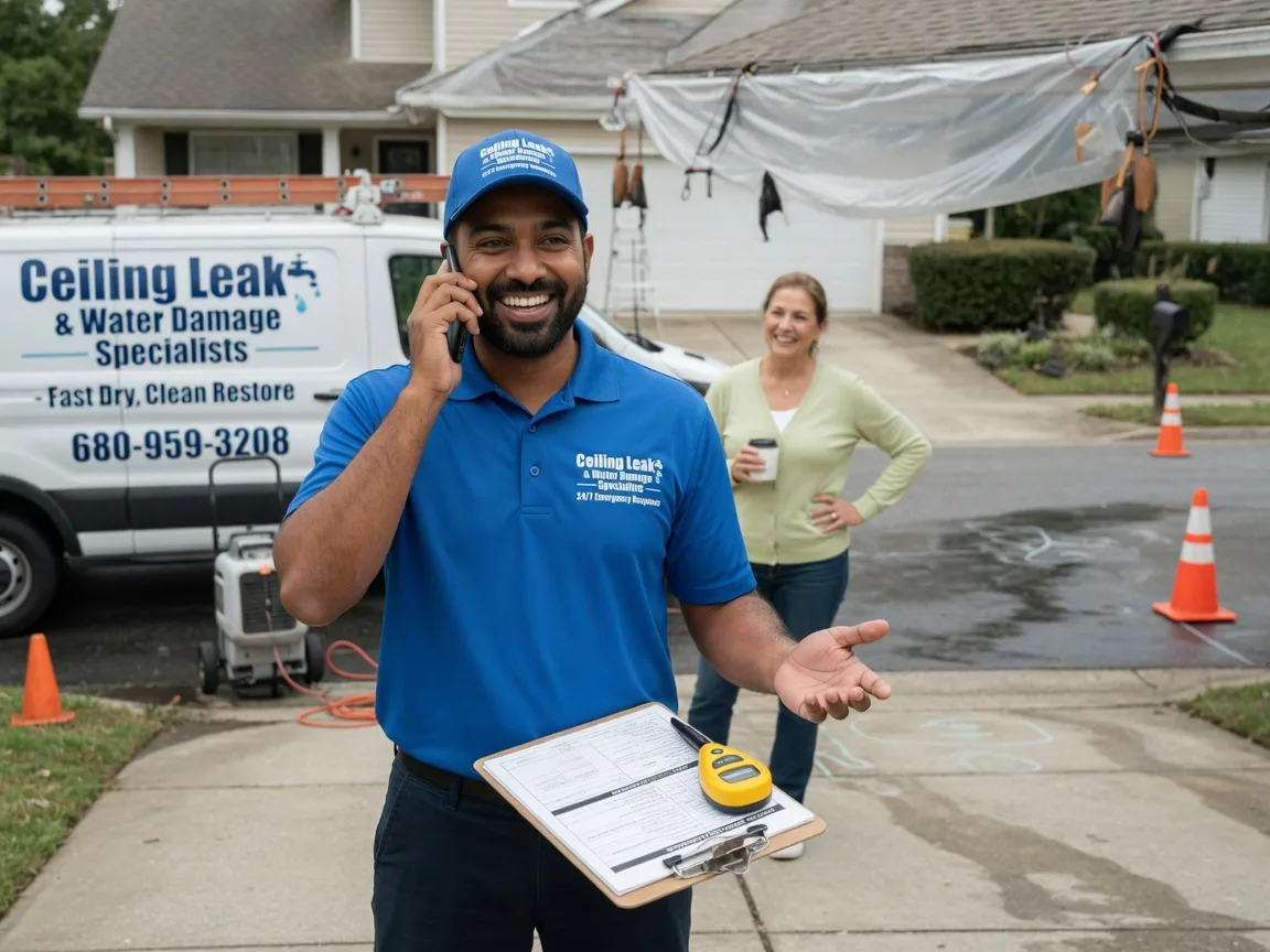 Ceiling Leak Cleanup Lawrenceville, PA FAQs